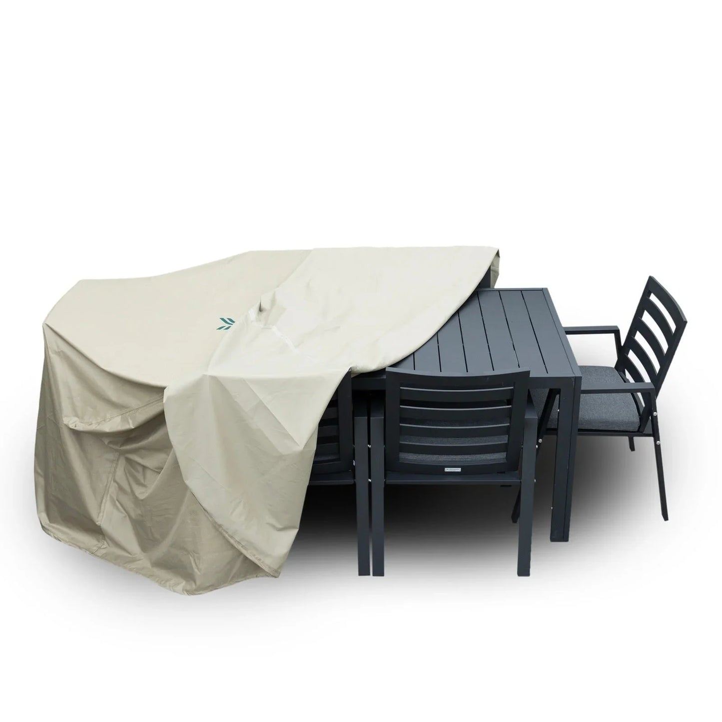 Mid-Century Modern Chelsea Rectangular Outdoor Furniture Rain Cover for 63" and 87" Patio Dining Set - Elax Furniture
