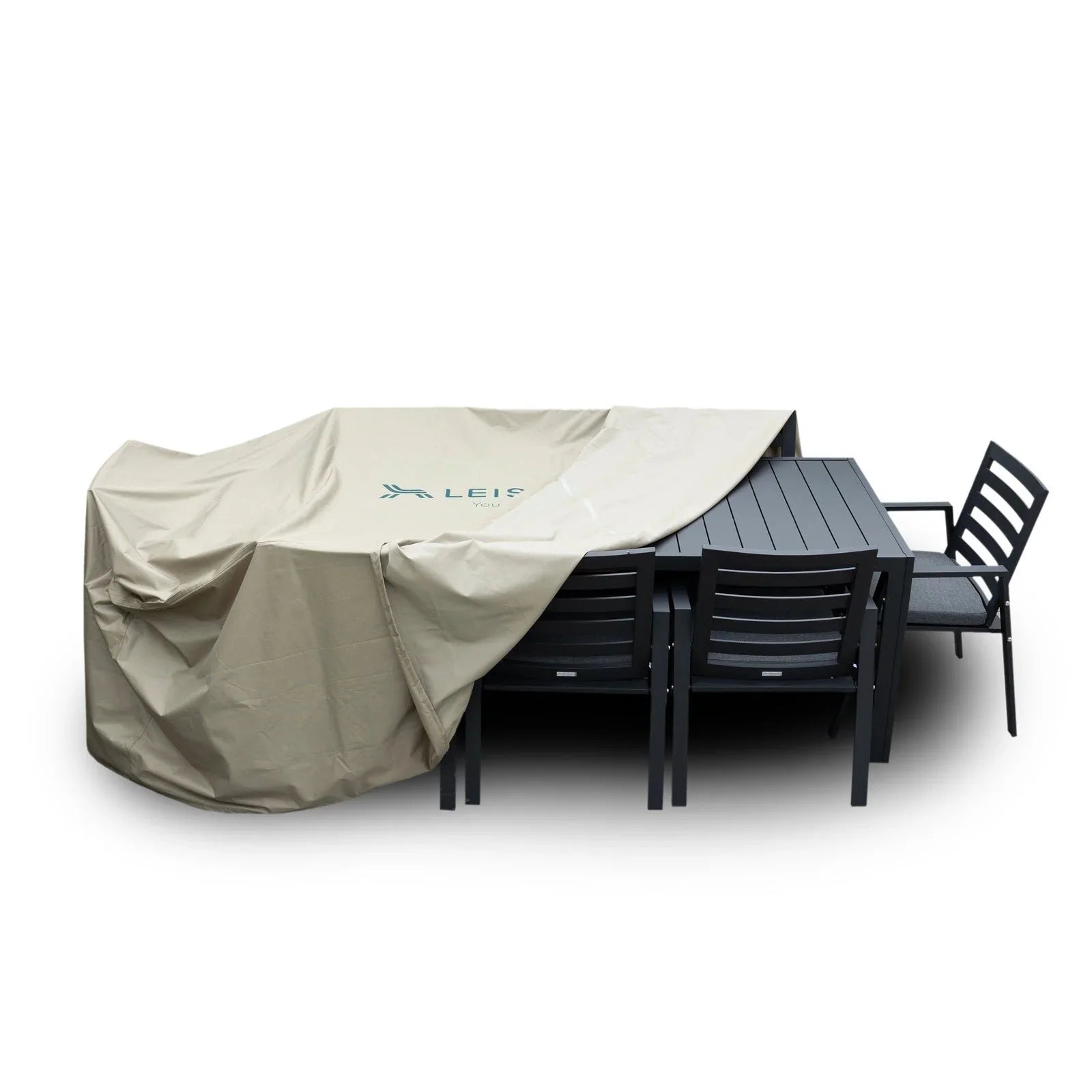 Mid-Century Modern Chelsea Rectangular Outdoor Furniture Rain Cover for 63" and 87" Patio Dining Set - Elax Furniture