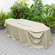 Mid-Century Modern Chelsea Rectangular Outdoor Furniture Rain Cover for 63" and 87" Patio Dining Set - Elax Furniture