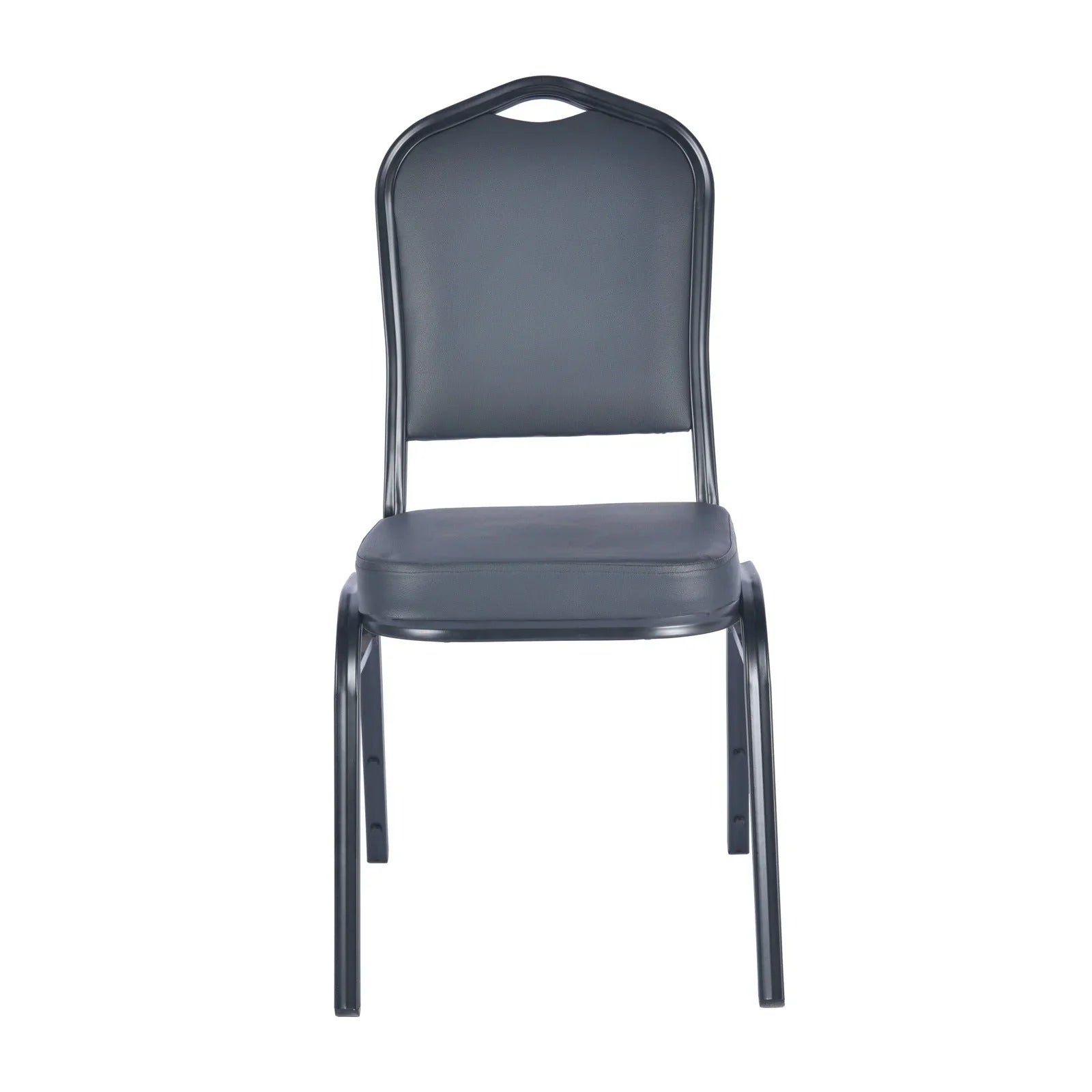 Cove Modern Stackable Banquet Chair with Black Powder Coated Steel Frame - Elax Furniture