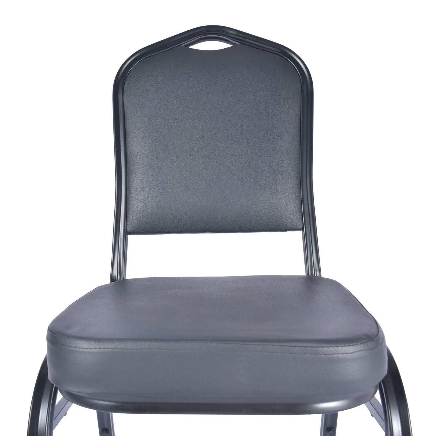 Cove Modern Stackable Banquet Chair with Black Powder Coated Steel Frame - Elax Furniture