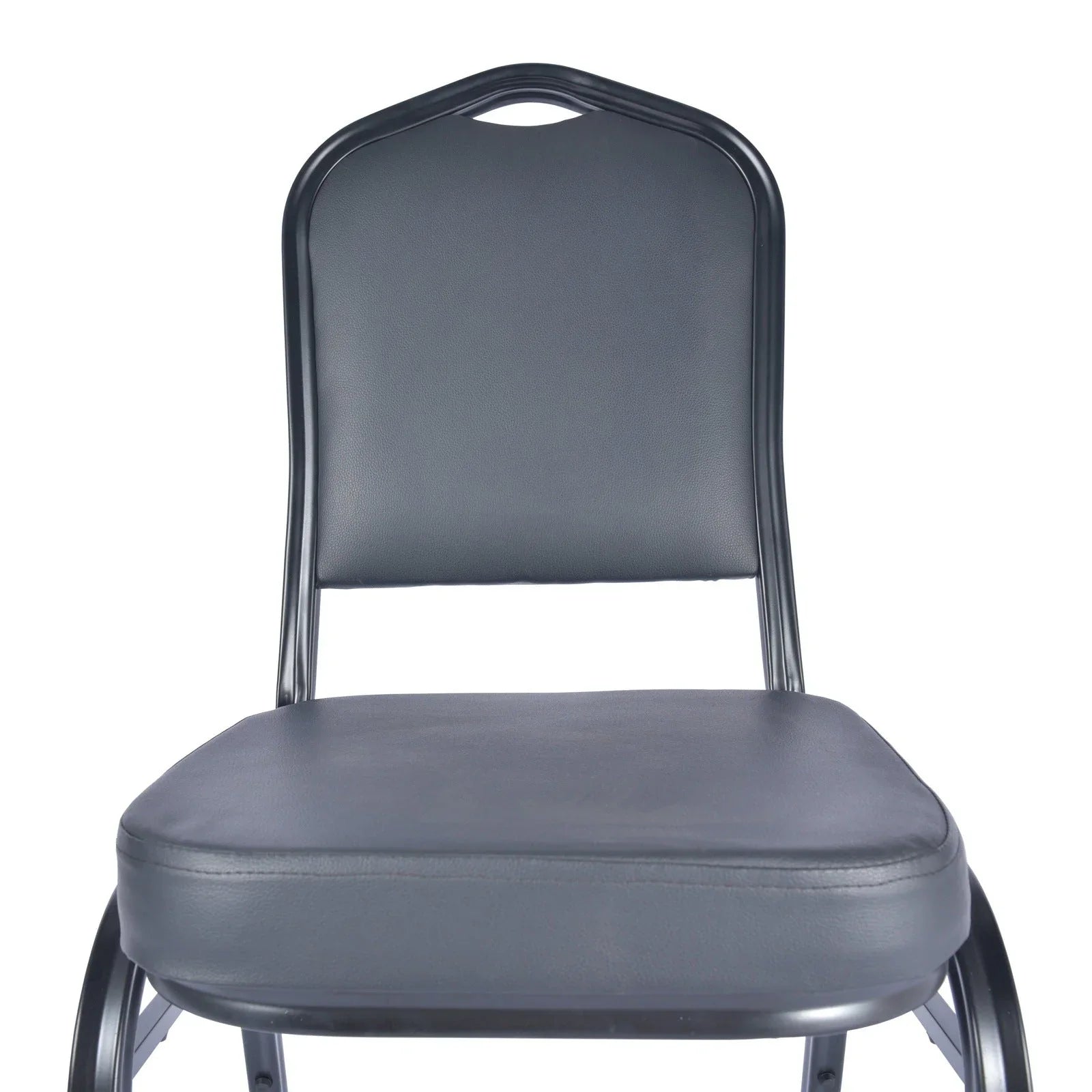 Cove Modern Stackable Banquet Chair with Black Powder Coated Steel Frame - Elax Furniture