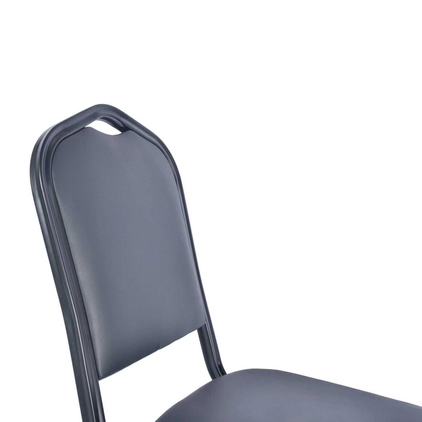 Cove Modern Stackable Banquet Chair with Black Powder Coated Steel Frame - Elax Furniture
