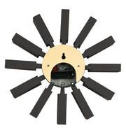 Vdara Modern Design Block Silent Non-Ticking Wall Clock - Elax Furniture