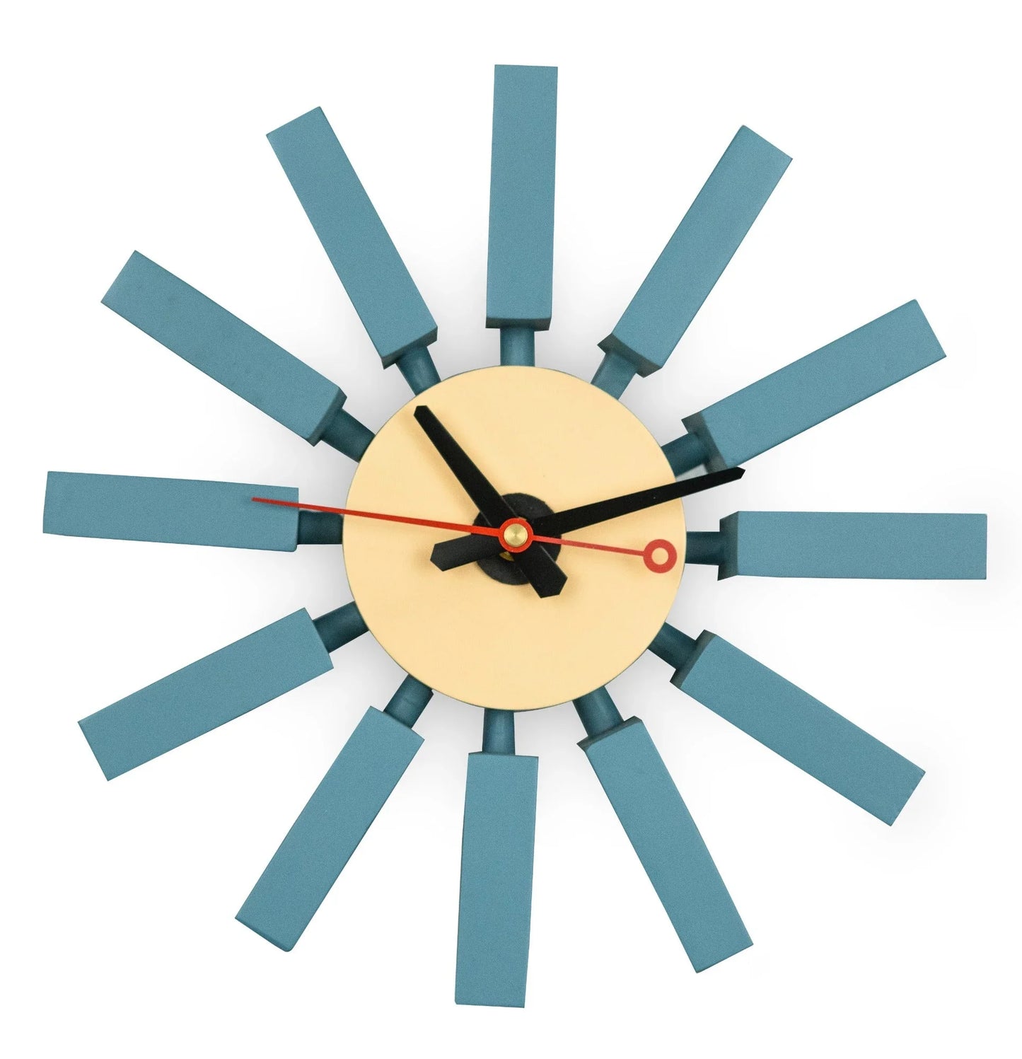Vdara Modern Design Block Silent Non-Ticking Wall Clock - Elax Furniture