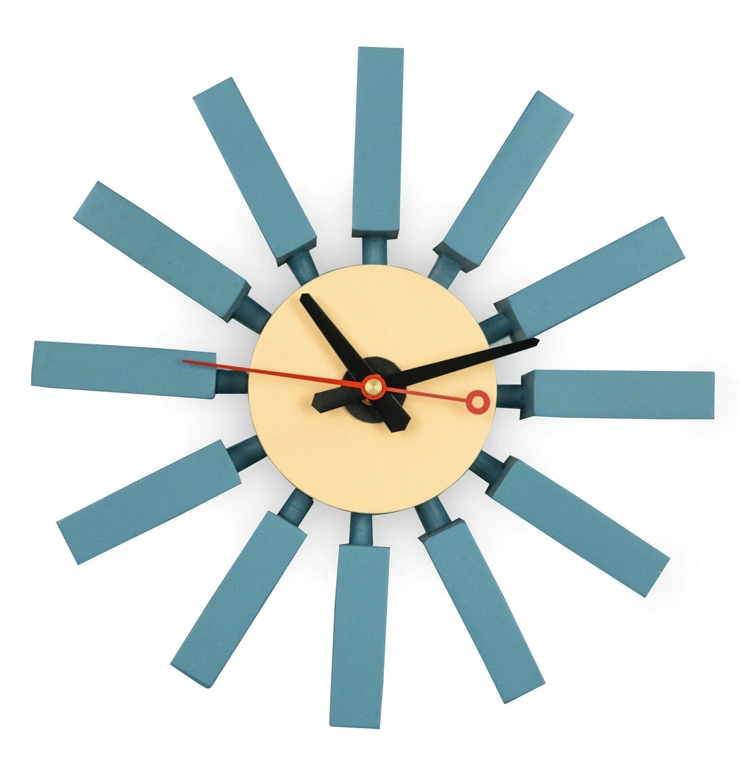 Vdara Modern Design Block Silent Non-Ticking Wall Clock - Elax Furniture