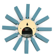 Vdara Modern Design Block Silent Non-Ticking Wall Clock - Elax Furniture