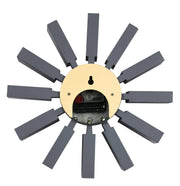 Vdara Modern Design Block Silent Non-Ticking Wall Clock - Elax Furniture
