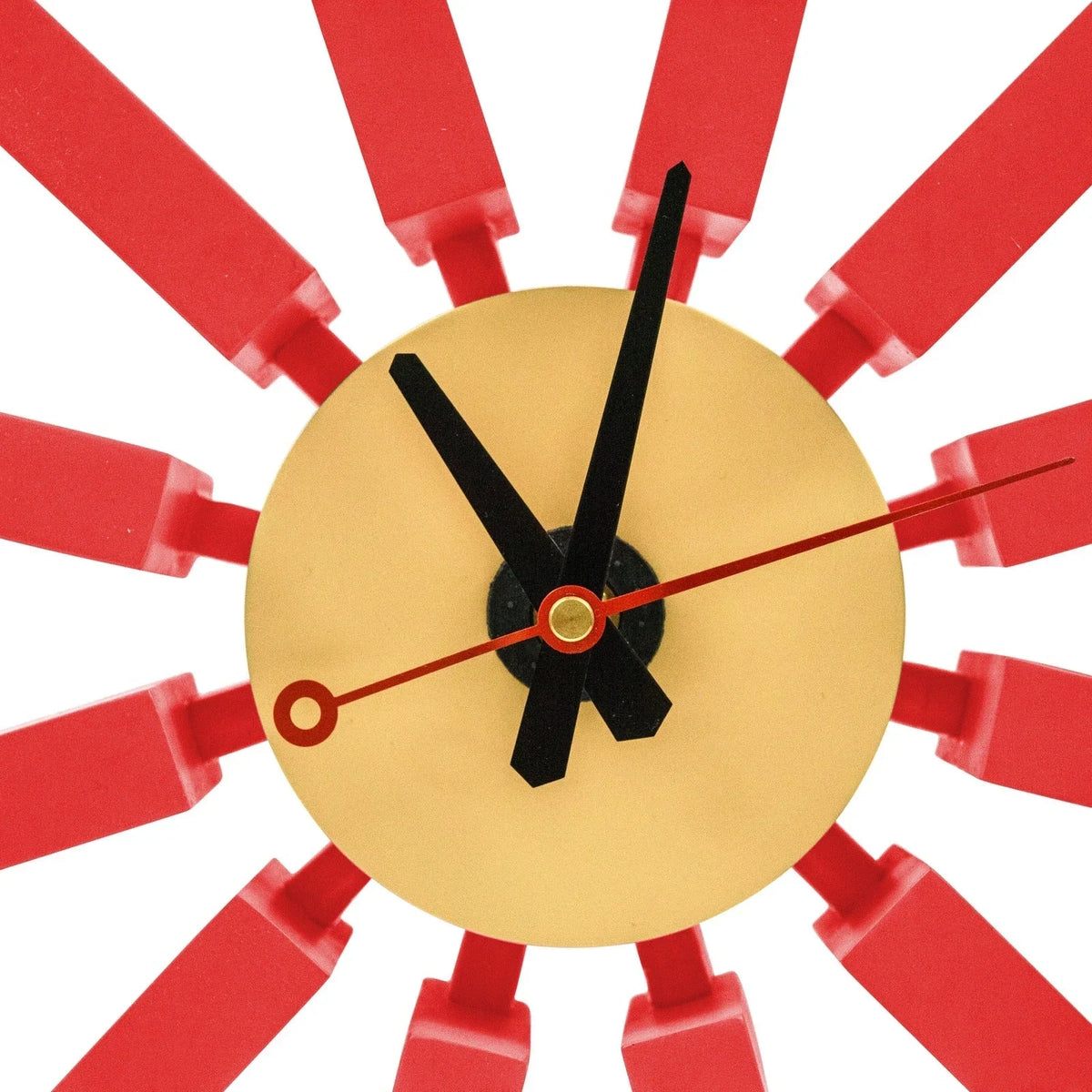 Vdara Modern Design Block Silent Non-Ticking Wall Clock - Elax Furniture