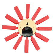 Vdara Modern Design Block Silent Non-Ticking Wall Clock - Elax Furniture