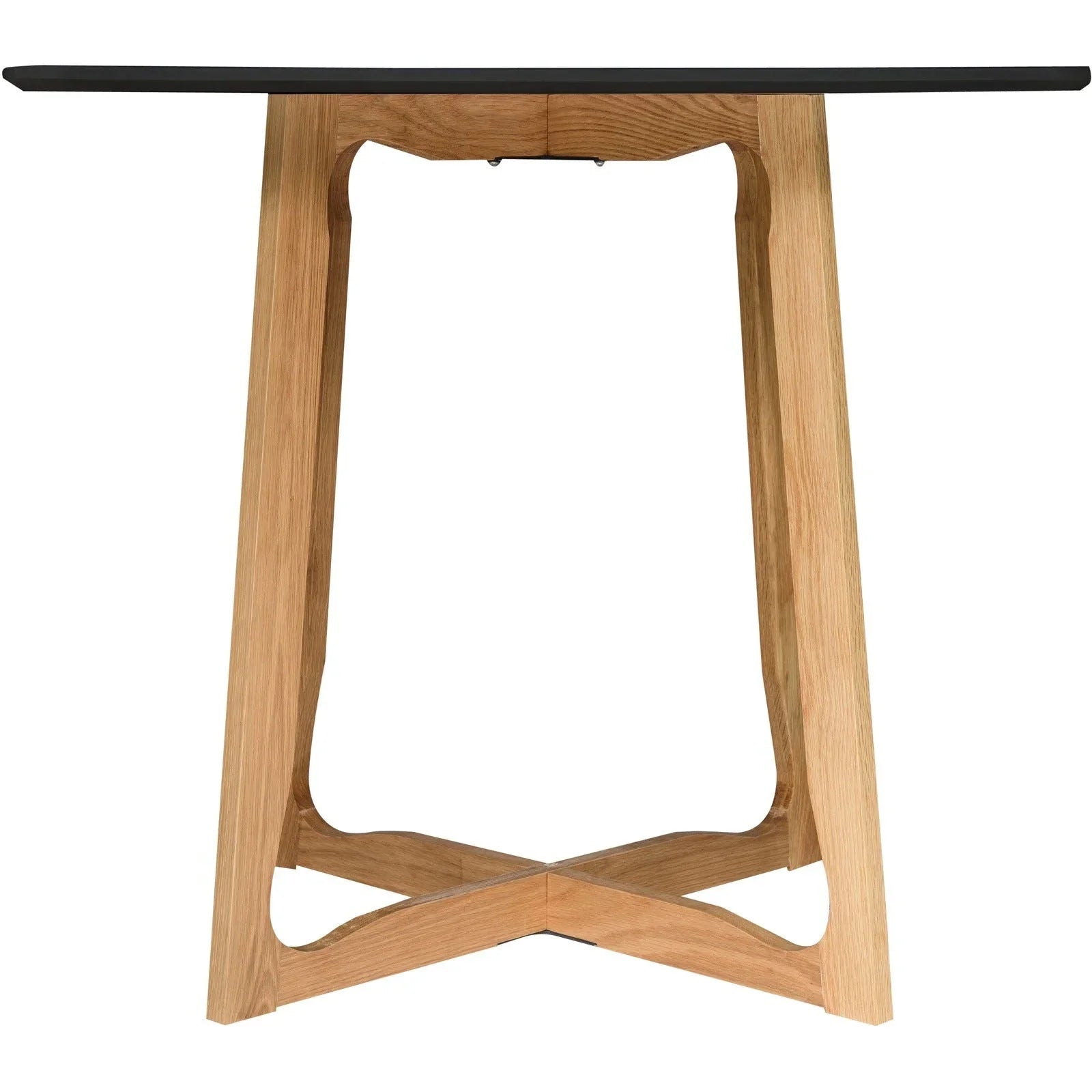 Cedar Square Dining Table with MDF Tabletop and X Shaped Oak Wood Base - Elax Furniture