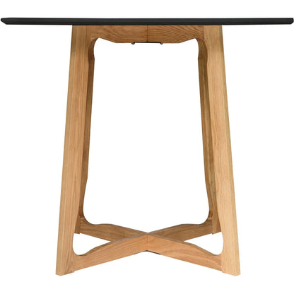 Cedar Square Dining Table with MDF Tabletop and X Shaped Oak Wood Base - Elax Furniture