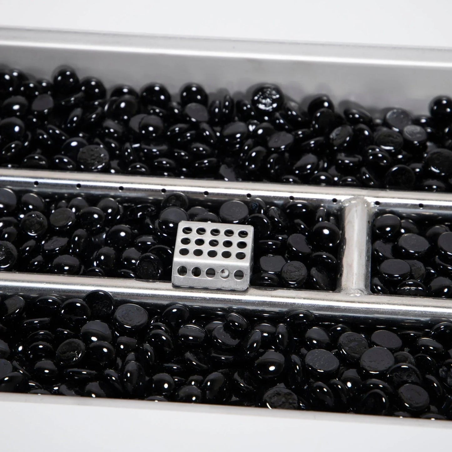 Chelsea Patio Modern Black Aluminum Propane Fire Pit Table - Elax Furniture