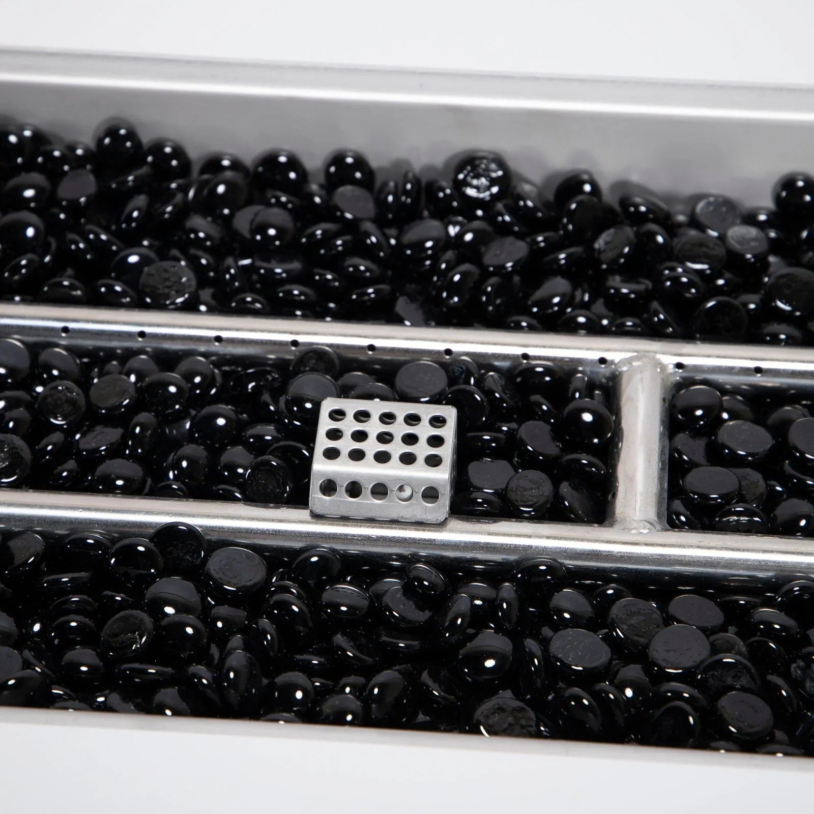 Chelsea Patio Modern Black Aluminum Propane Fire Pit Table - Elax Furniture