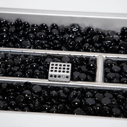 Chelsea Patio Modern Black Aluminum Propane Fire Pit Table - Elax Furniture