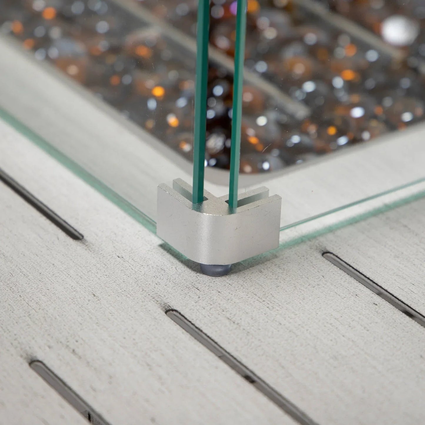 Chelsea Patio Modern Black Aluminum Propane Fire Pit Table - Elax Furniture