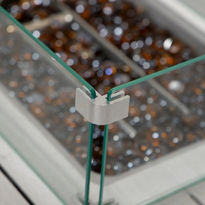 Chelsea Patio Modern Black Aluminum Propane Fire Pit Table - Elax Furniture