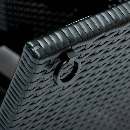 Mace Patio Modern Wicker Propane Fire Pit Table - Elax Furniture