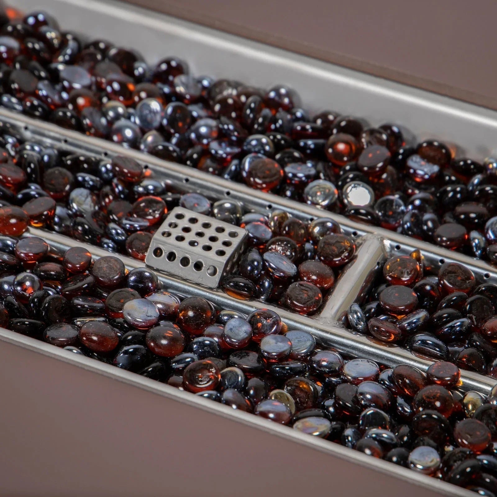 Mace Patio Modern Wicker Propane Fire Pit Table - Elax Furniture