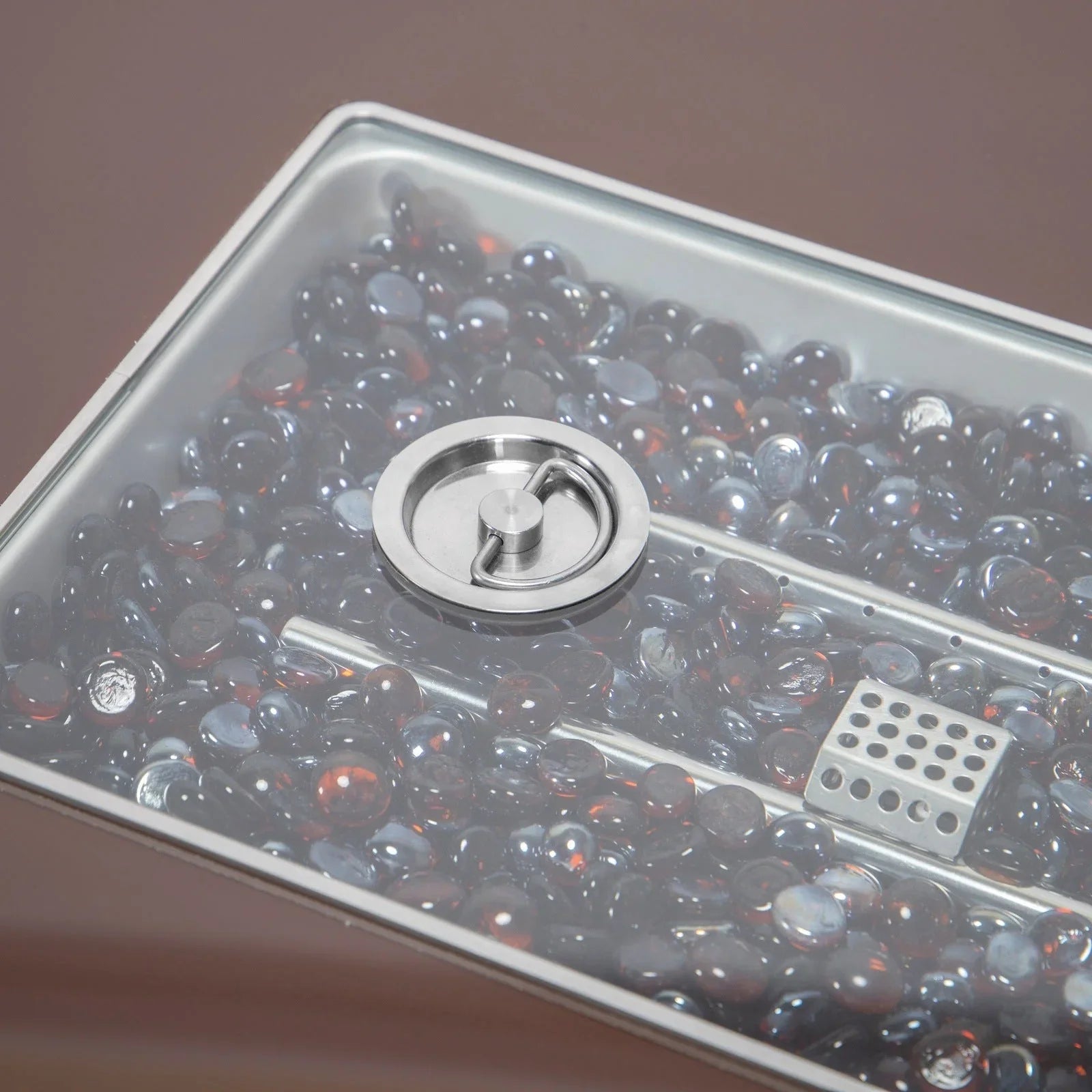 Mace Patio Modern Wicker Propane Fire Pit Table - Elax Furniture