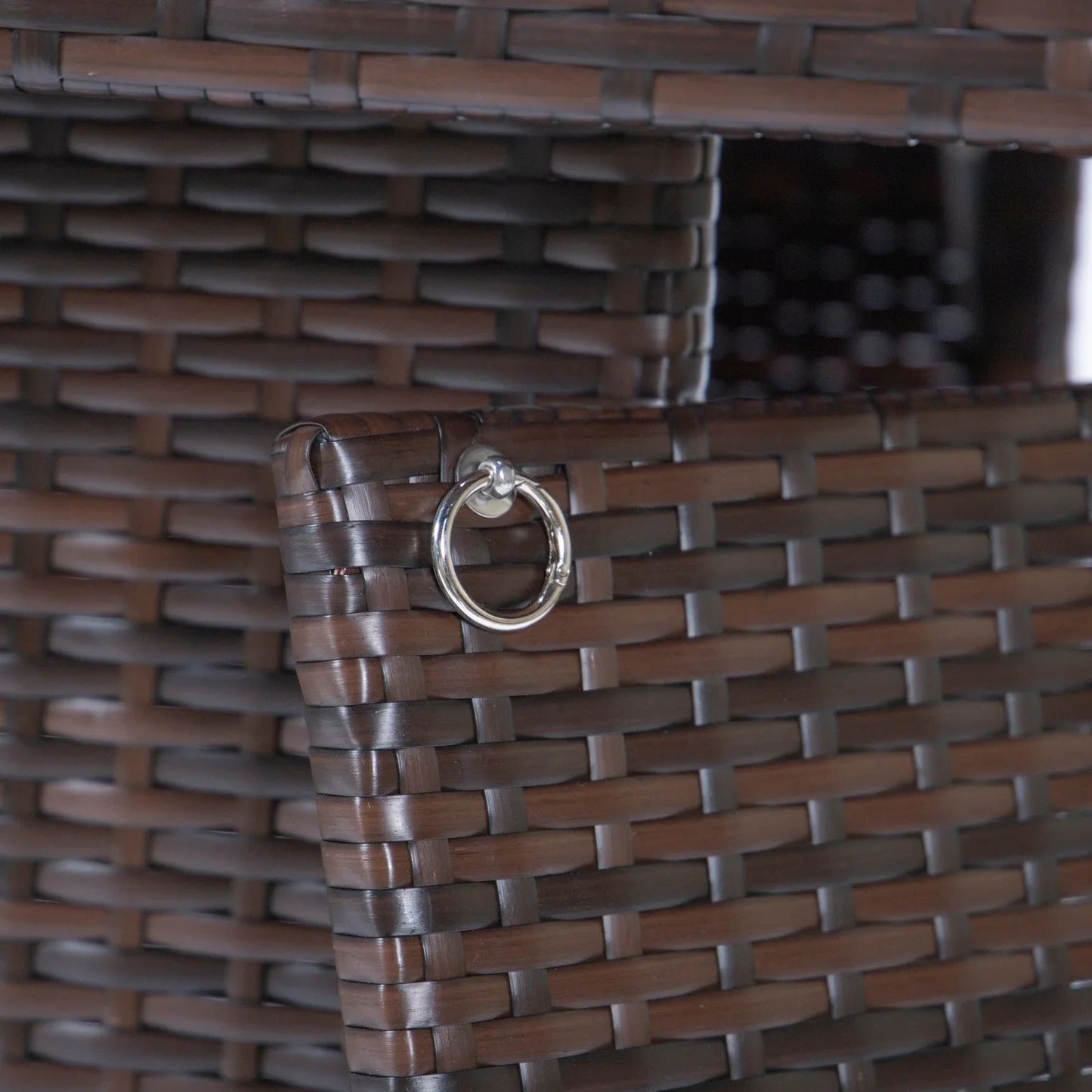 Mace Patio Modern Wicker Propane Fire Pit Table - Elax Furniture