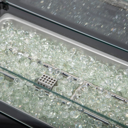 Mace Patio Modern Wicker Propane Fire Pit Table - Elax Furniture