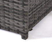 Mace Patio Modern Wicker Propane Fire Pit Table - Elax Furniture