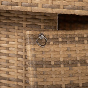 Mace Patio Modern Wicker Propane Fire Pit Table - Elax Furniture