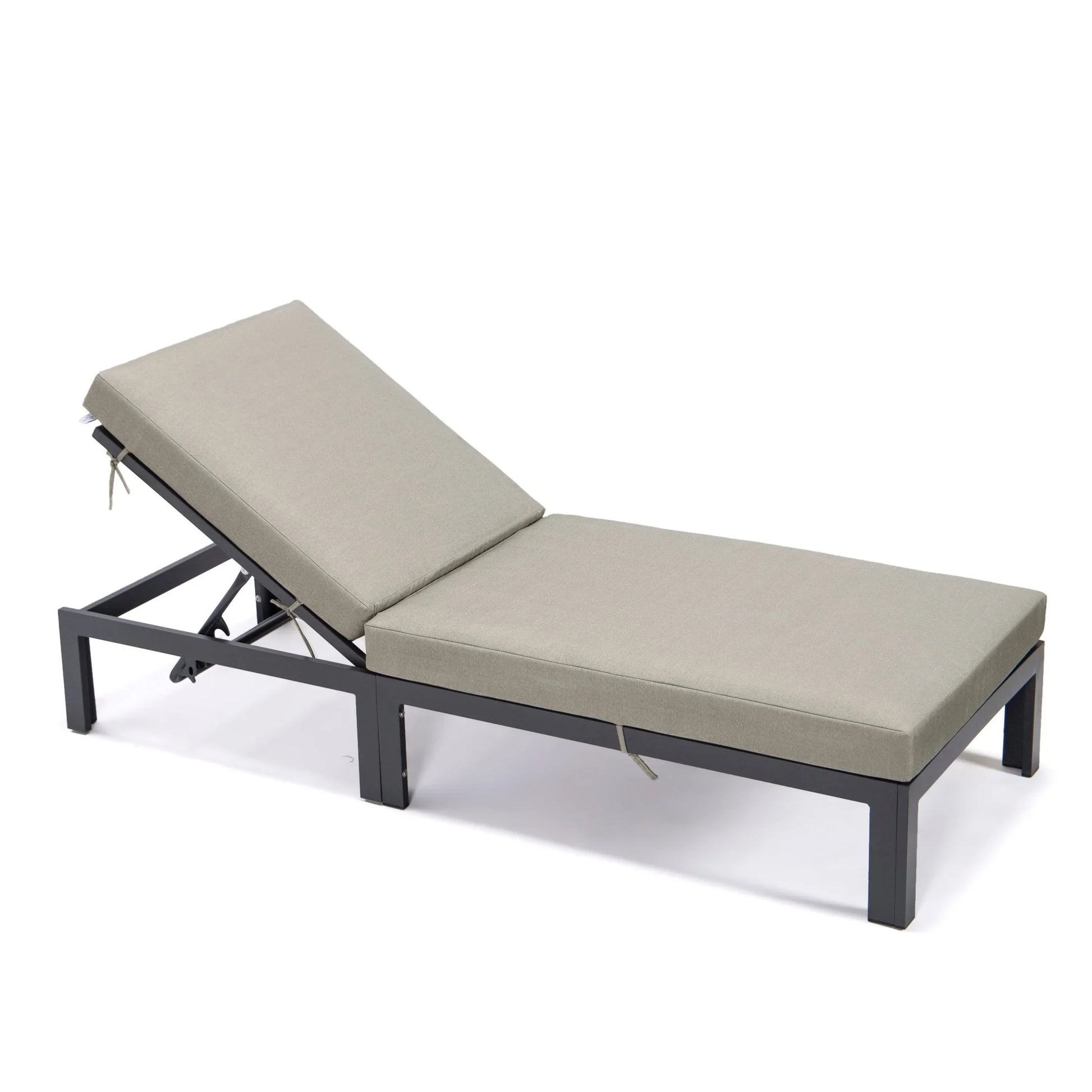 Chelsea Aluminum Outdoor Chaise Lounge Chair with Removable Cushions - Elax Furniture
