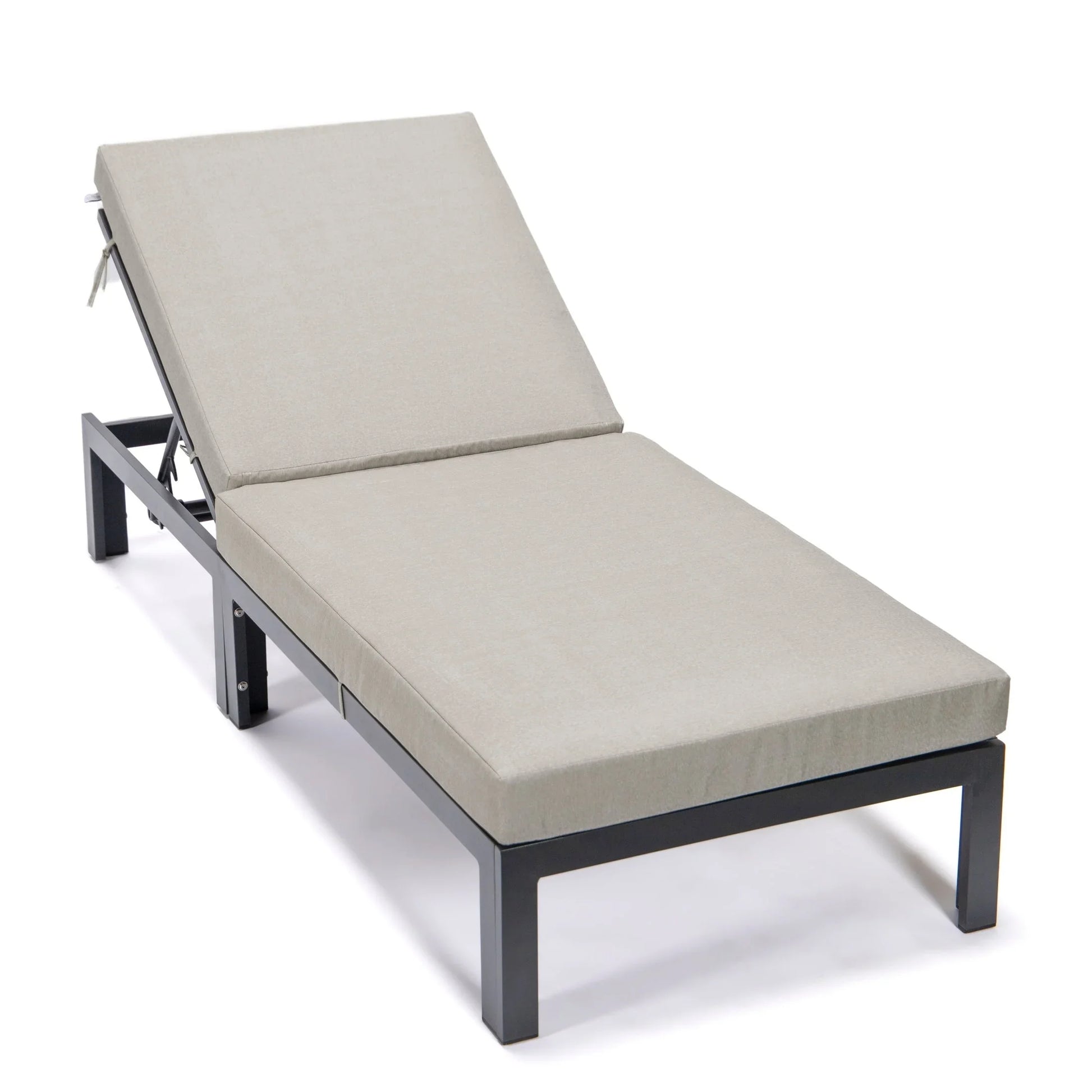 Chelsea Aluminum Outdoor Chaise Lounge Chair with Removable Cushions - Elax Furniture