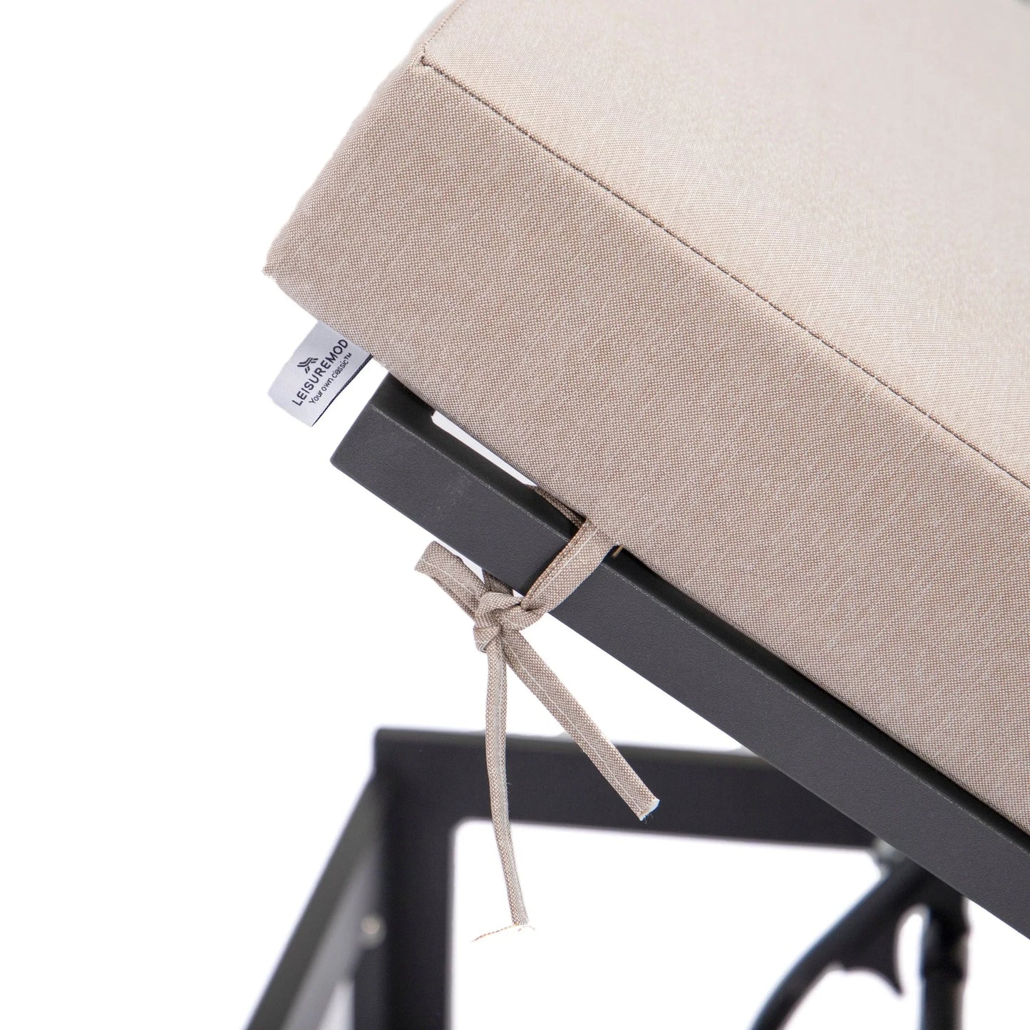 Chelsea Aluminum Outdoor Chaise Lounge Chair with Removable Cushions - Elax Furniture