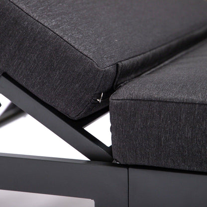 Chelsea Modern Outdoor Chaise Lounge Chair With Cushions Set of 2 - Elax Furniture