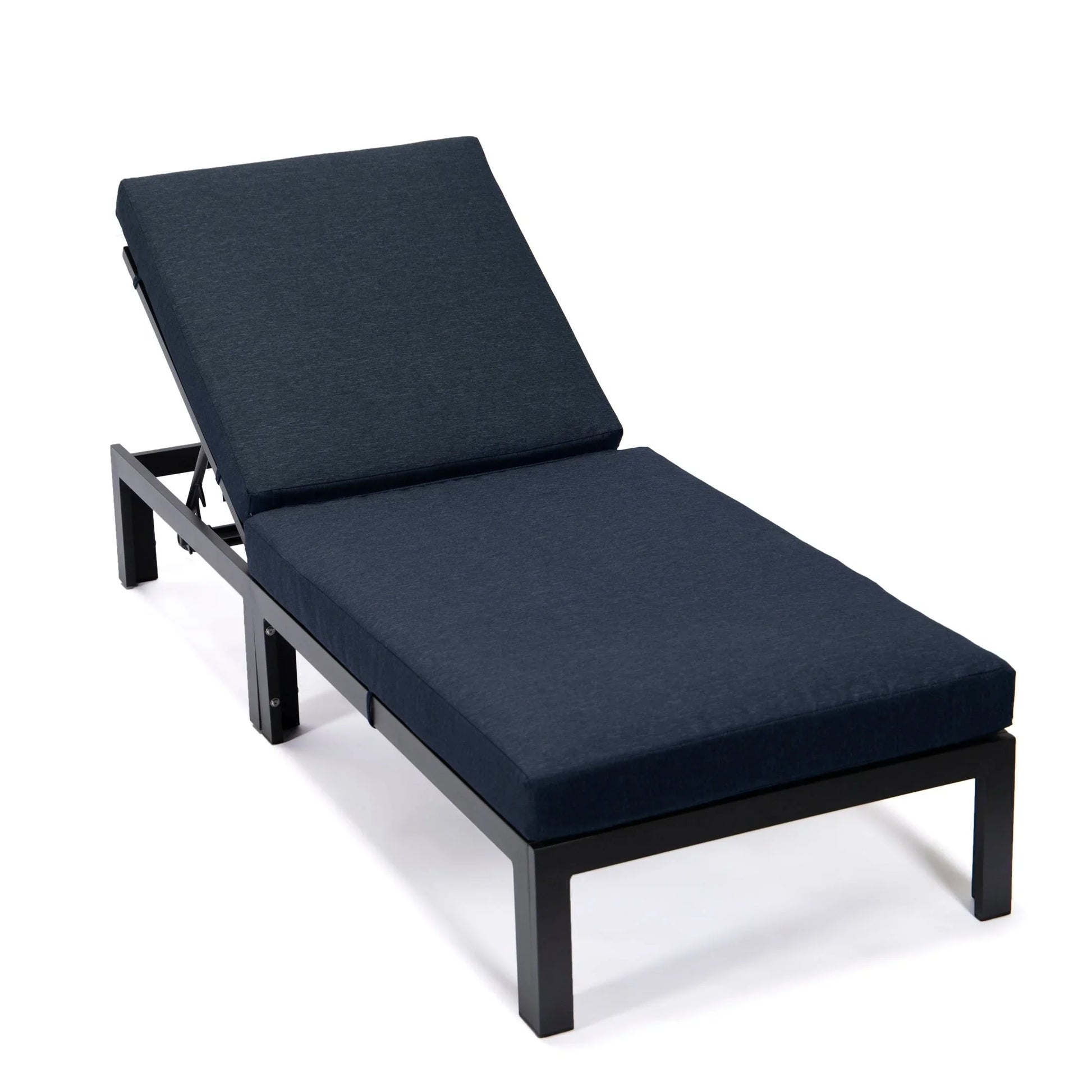 Chelsea Aluminum Outdoor Chaise Lounge Chair with Removable Cushions - Elax Furniture