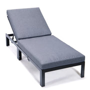 Chelsea Modern Outdoor Chaise Lounge Chair With Cushions Set of 2 - Elax Furniture