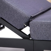 Chelsea Aluminum Outdoor Chaise Lounge Chair with Removable Cushions - Elax Furniture