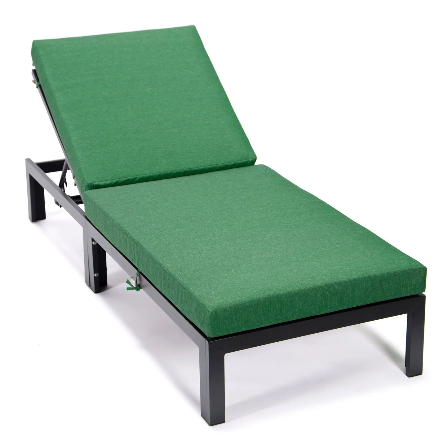 Chelsea Aluminum Outdoor Chaise Lounge Chair with Removable Cushions - Elax Furniture