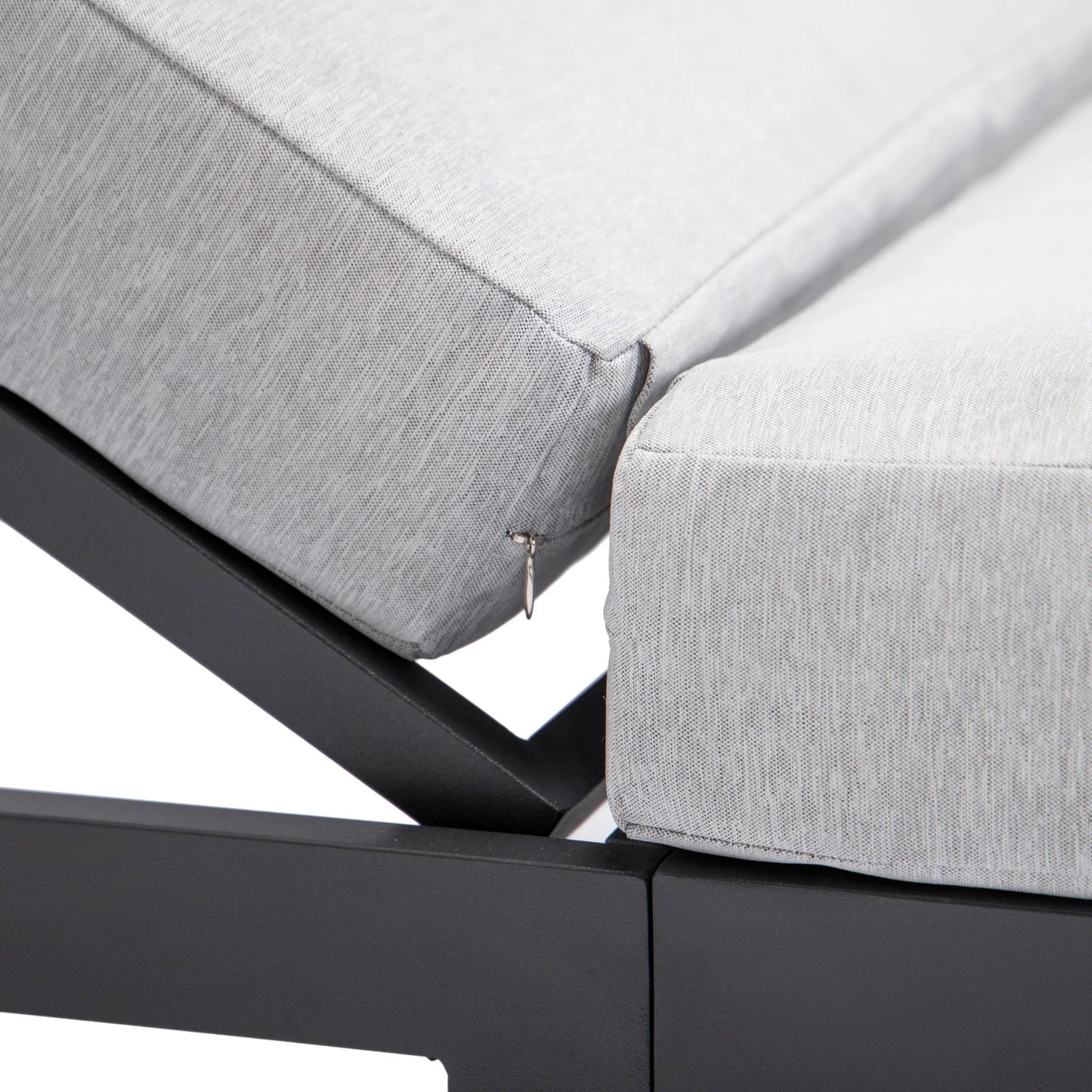 Chelsea Aluminum Outdoor Chaise Lounge Chair with Removable Cushions - Elax Furniture