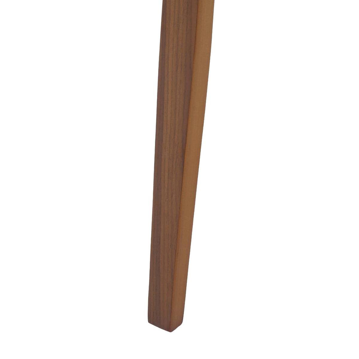 Clivo Modern Wooden Dining Chair Upholstered in Leather With Walnut Color Frame Walnut Cream Dining Chair Leisuremod