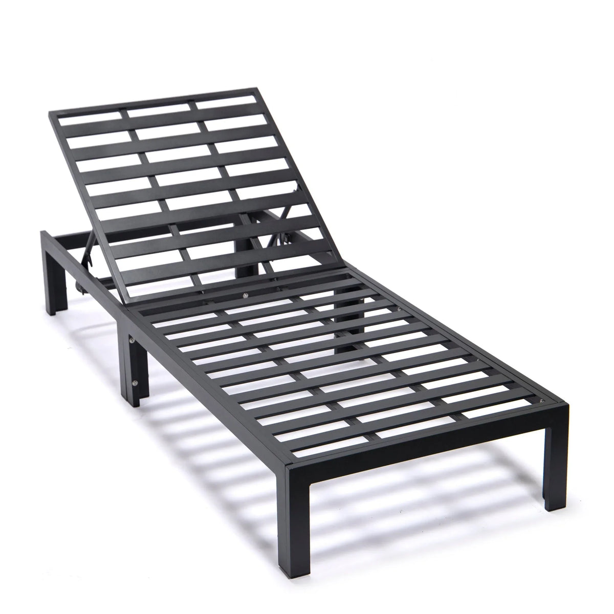 Chelsea Outdoor Chaise Lounge Chair With Side Table and Removable Cushions - Elax Furniture