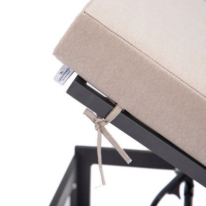 Chelsea Outdoor Chaise Lounge Chair With Side Table and Removable Cushions - Elax Furniture