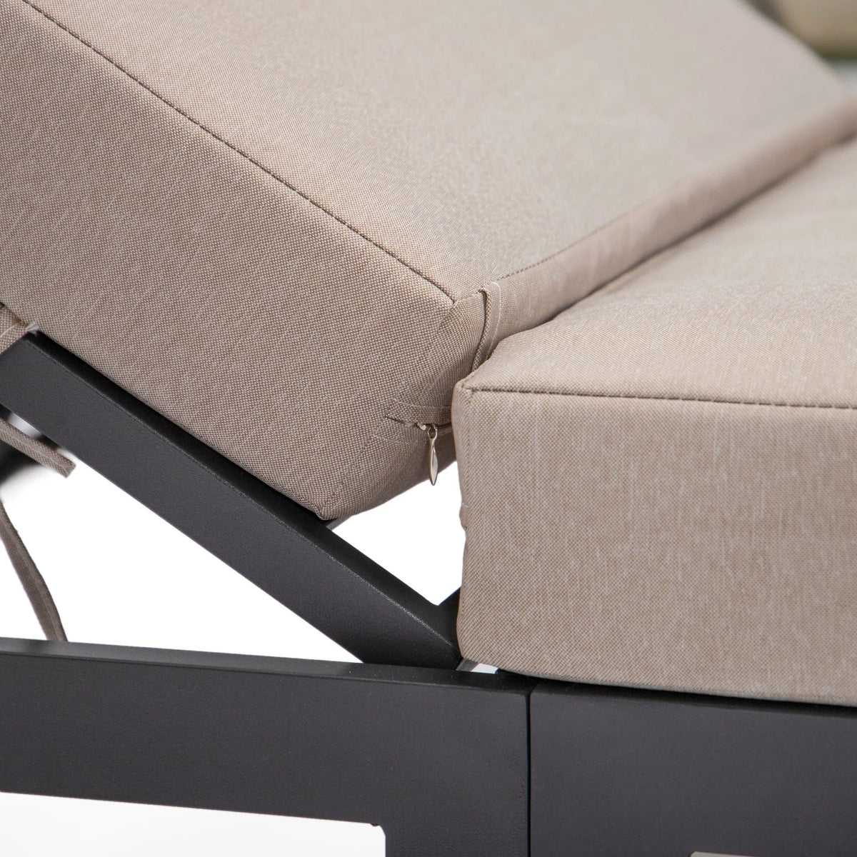 Chelsea Outdoor Chaise Lounge Chair With Side Table and Removable Cushions - Elax Furniture