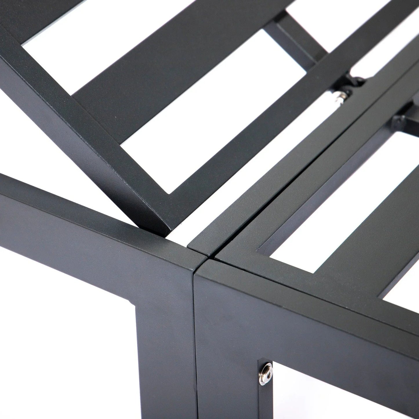 Chelsea Modern Outdoor Chaise Lounge With Side Table & Cushions Set of Two - Elax Furniture