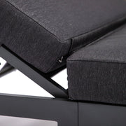 Chelsea Outdoor Chaise Lounge Chair With Side Table and Removable Cushions - Elax Furniture