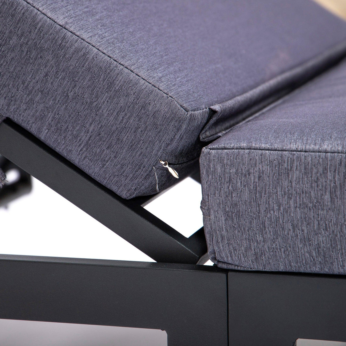 Chelsea Outdoor Chaise Lounge Chair With Side Table and Removable Cushions - Elax Furniture