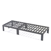 Chelsea Modern Outdoor Chaise Lounge With Side Table & Cushions Set of Two - Elax Furniture