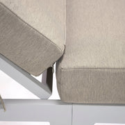Chelsea Outdoor Chaise Lounge Chair With Side Table and Removable Cushions - Elax Furniture