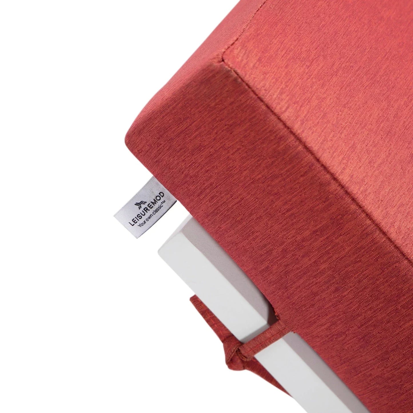 Chelsea Modern Outdoor White Chaise Lounge With Side Table & Cushions Set of Two - Elax Furniture