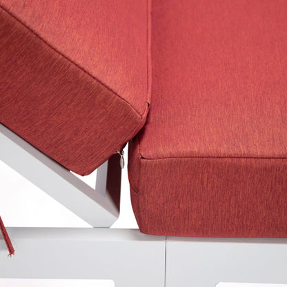 Chelsea Outdoor Chaise Lounge Chair With Side Table and Removable Cushions - Elax Furniture