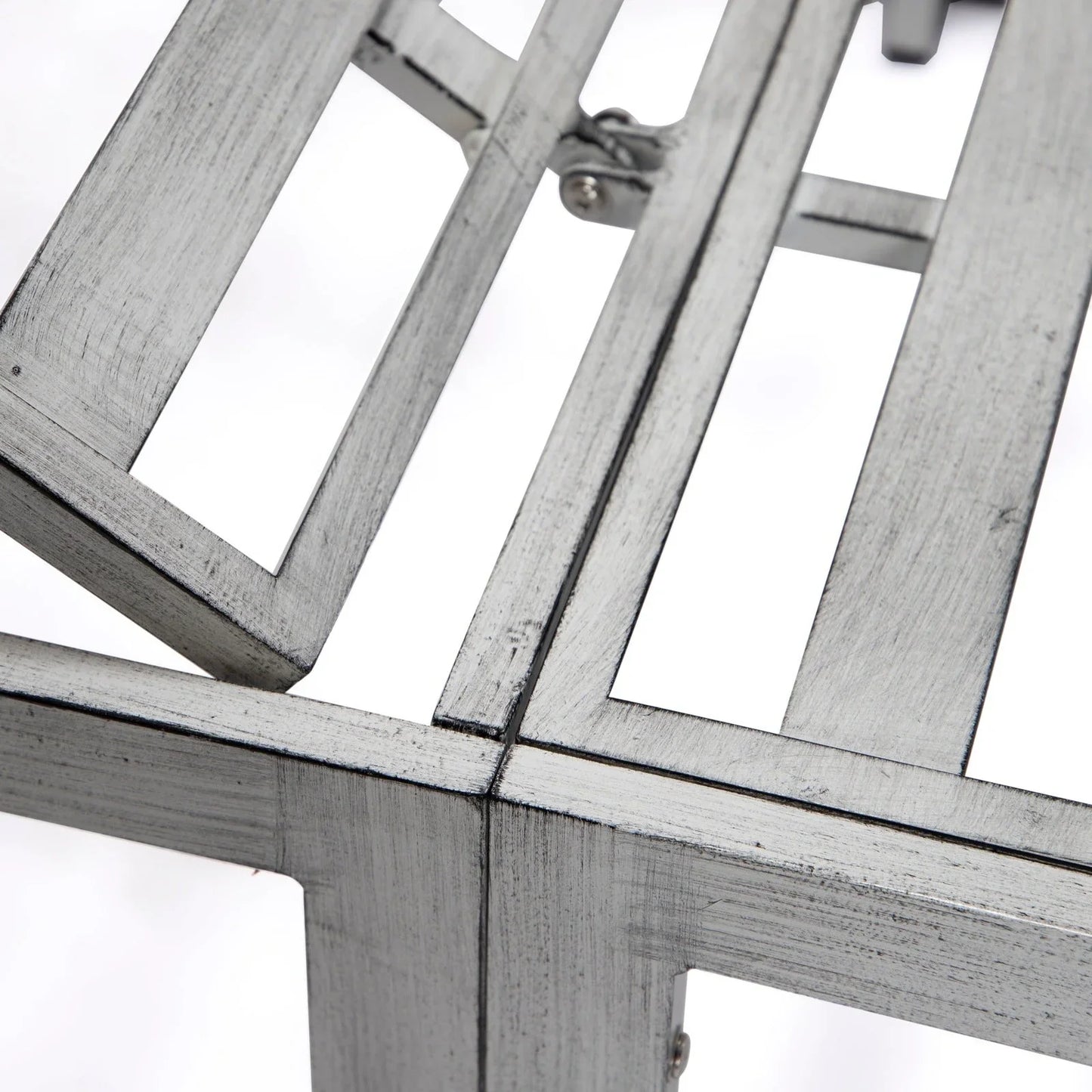 Chelsea Modern Outdoor Weathered Grey Chaise Lounge With Side Table & Cushions Set of Two - Elax Furniture