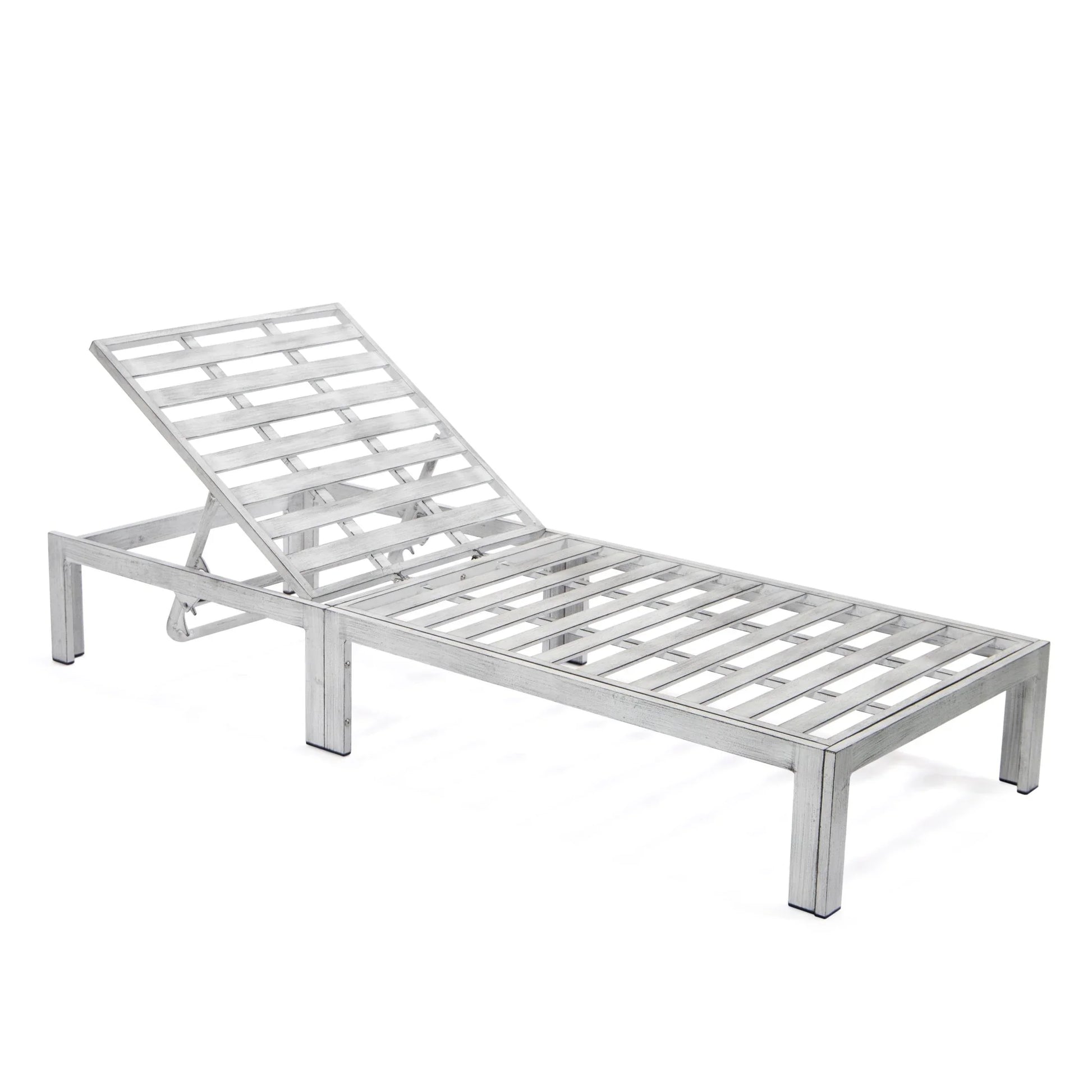 Chelsea Outdoor Chaise Lounge Chair With Side Table and Removable Cushions - Elax Furniture
